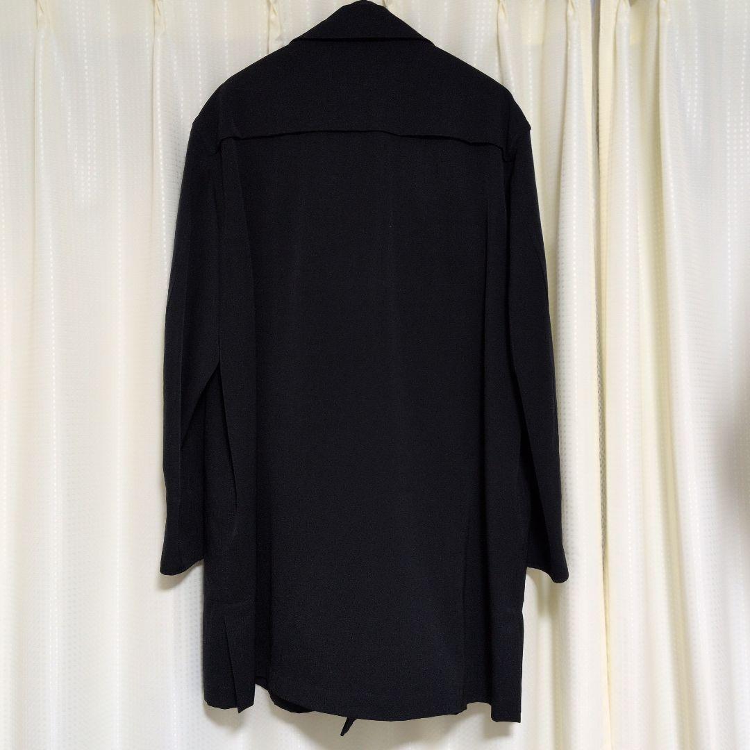 Y's for men ワイズフォーメン ダブルハーフコート Mサイズ ネイビー