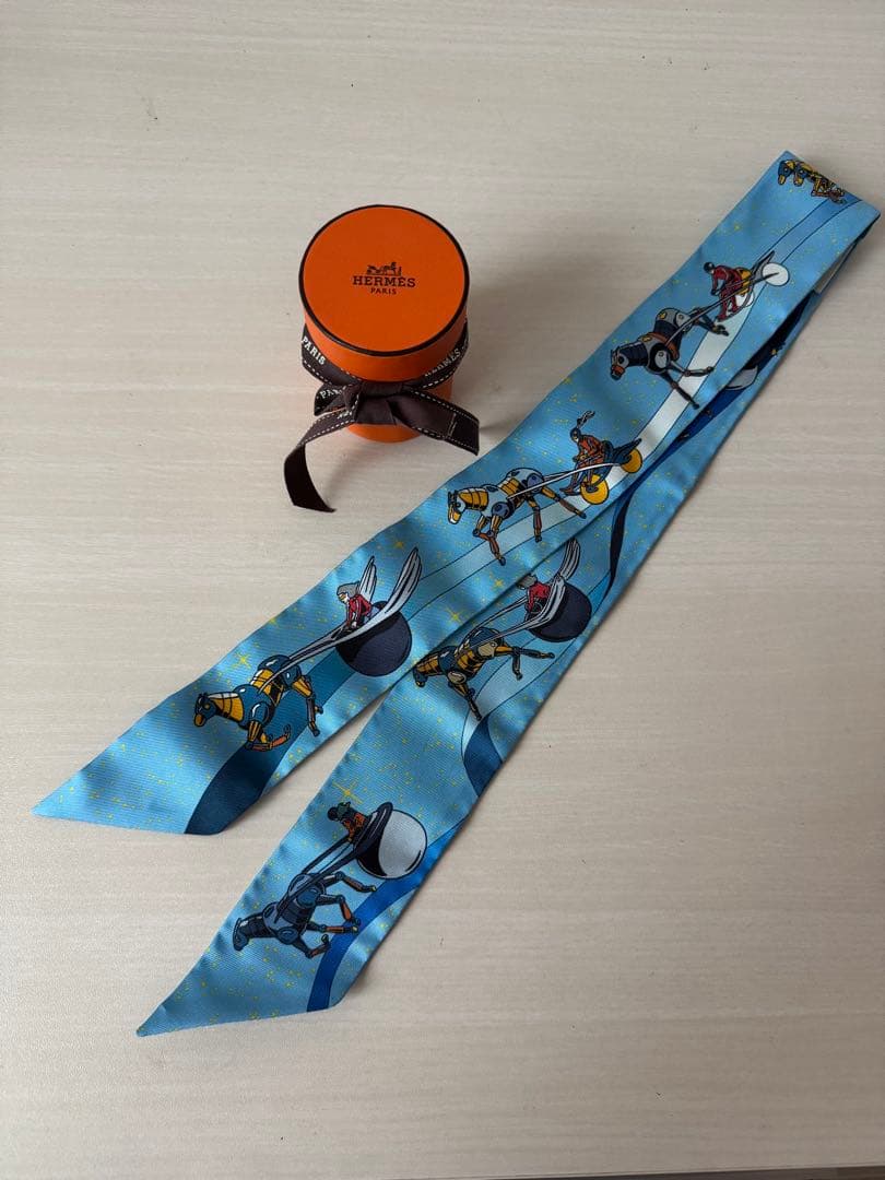 極美品　エルメス　ツイリー