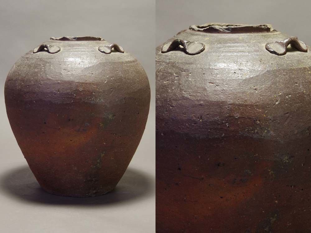 古備前(四耳壺)　安土桃山時代