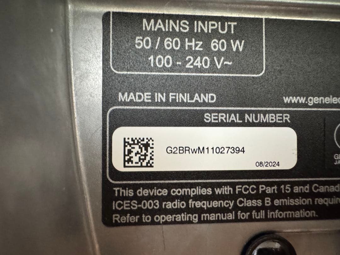 GENELEC G Two アクティブスピーカー　ペア