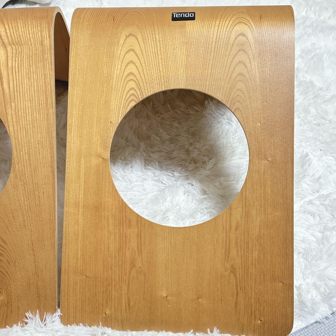 ◎未使用級◎　天童木工　曲げ椅子　座椅子　2脚セット　tendo