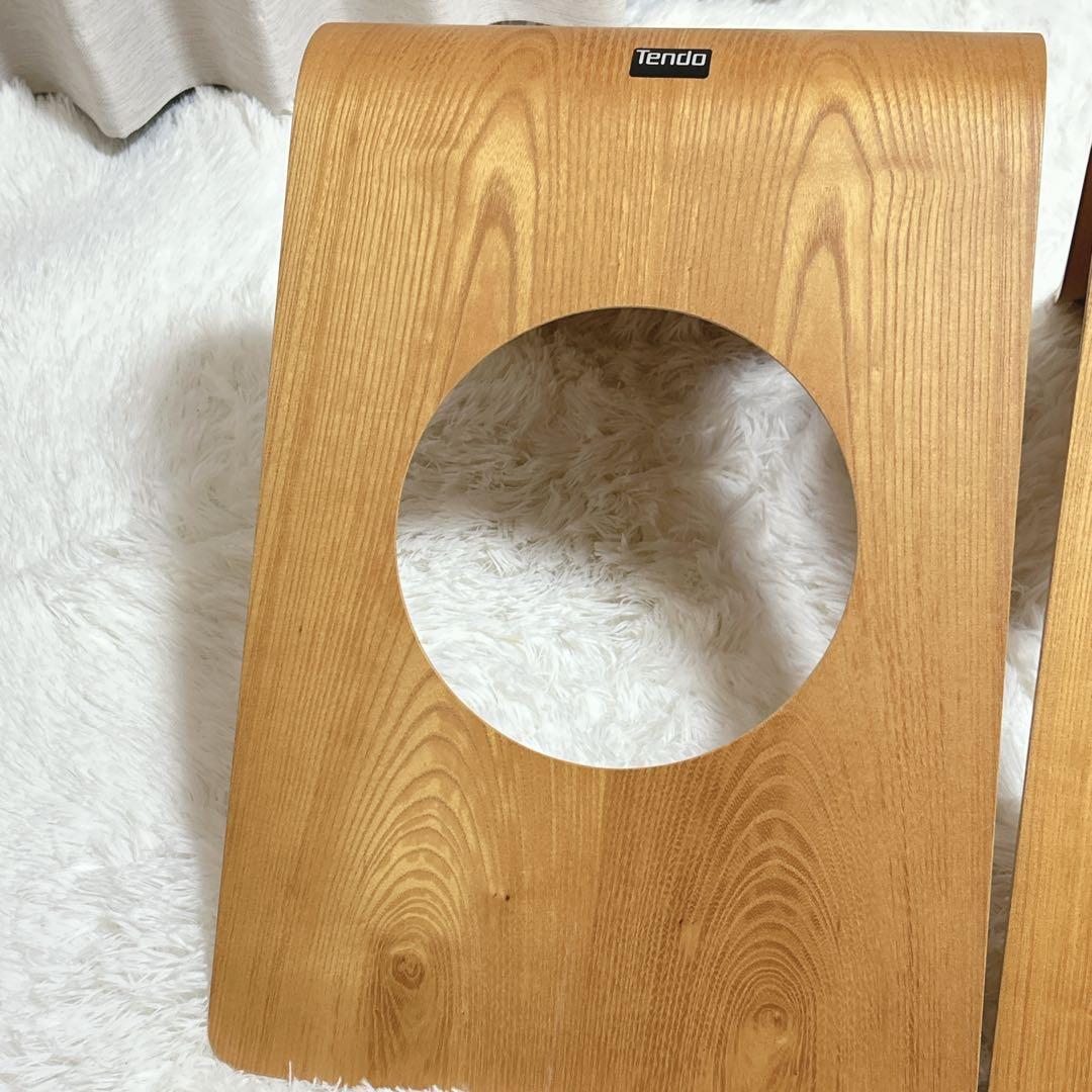 ◎未使用級◎　天童木工　曲げ椅子　座椅子　2脚セット　tendo