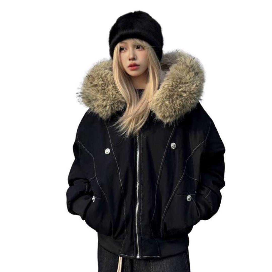 大本命⭐️新品・エッジライン裏ボアジャケットファー付き PCTOKYO Mサイズ