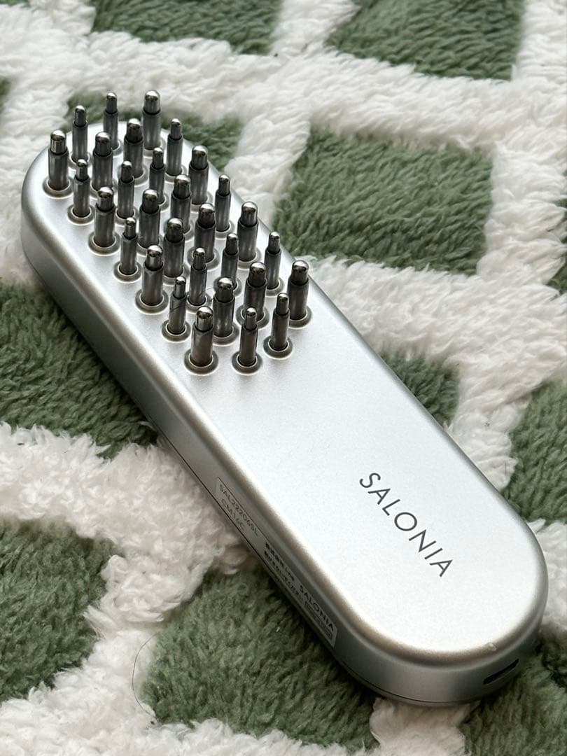 SALONIA 美顔器 多機能ヘッド シルバー