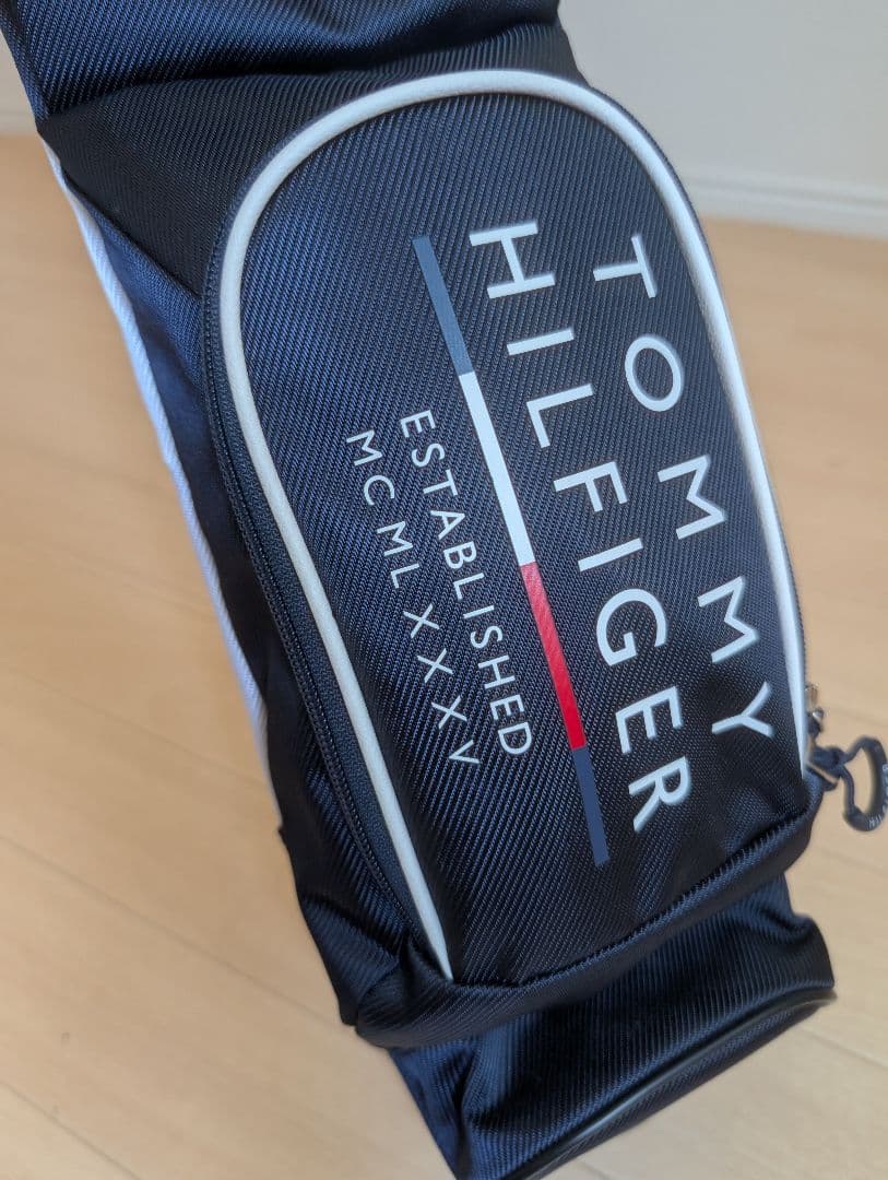 【美品】トミーヒルフィガーゴルフ　クラブスタンド　ゴルフバッグ　ネイビー