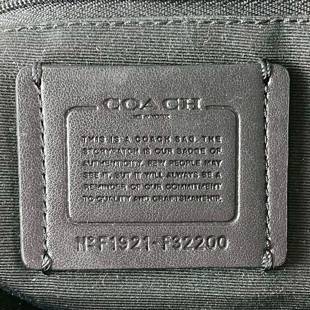 美品✨コーチ　ミディアム　チャーリー　バックパック　シグネチャー　PVC×レザー