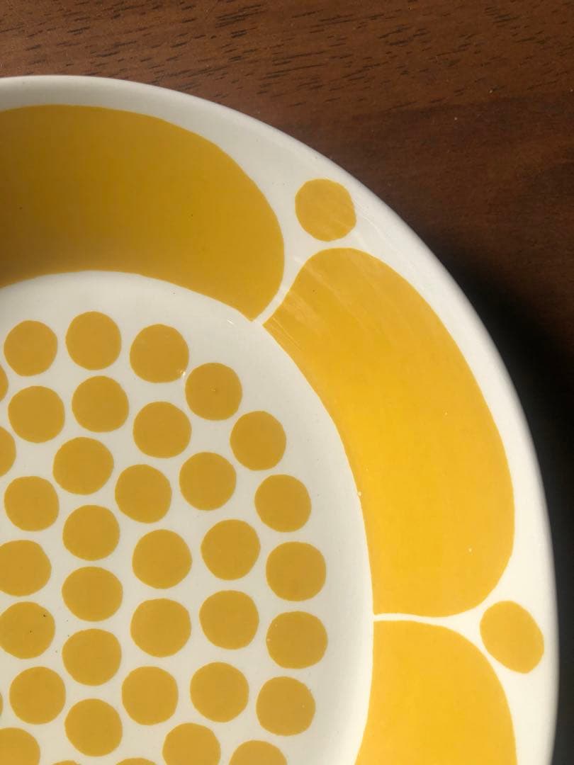 美品:アラビア　スンヌンタイ　約22cm 深めプレート