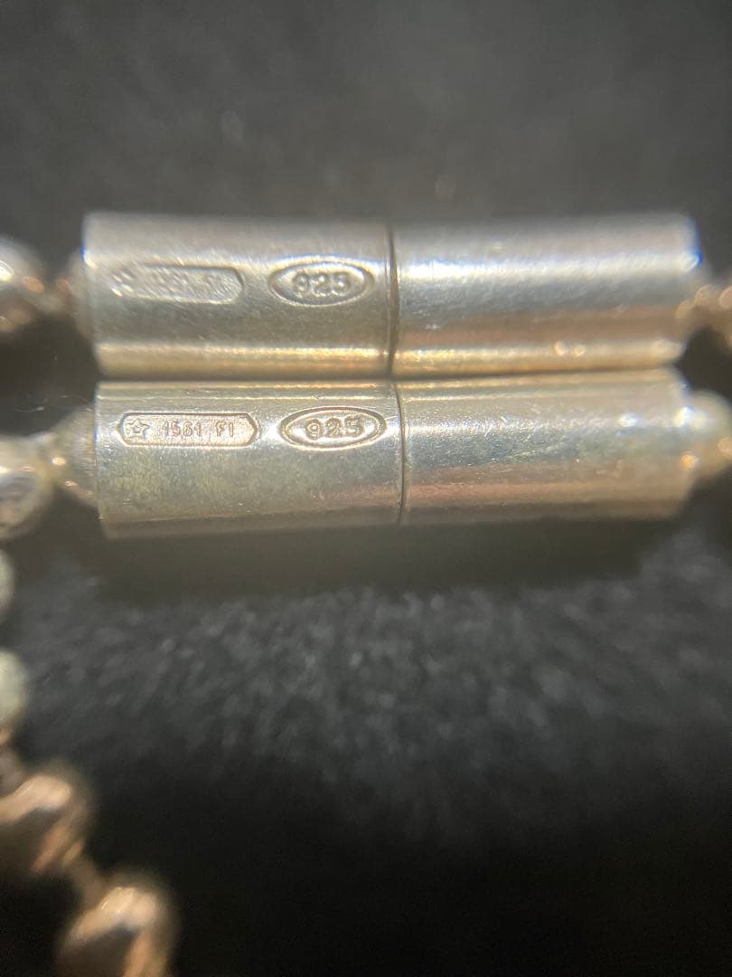 GUCCI シルバー925 ダブルドッグタグ ネックレス プレート 専用箱付き