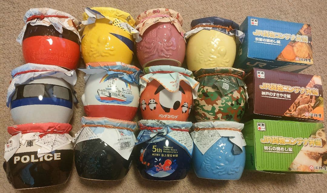 淡路屋　ひっぱりだこ壺限定品　コンテナ15個セット