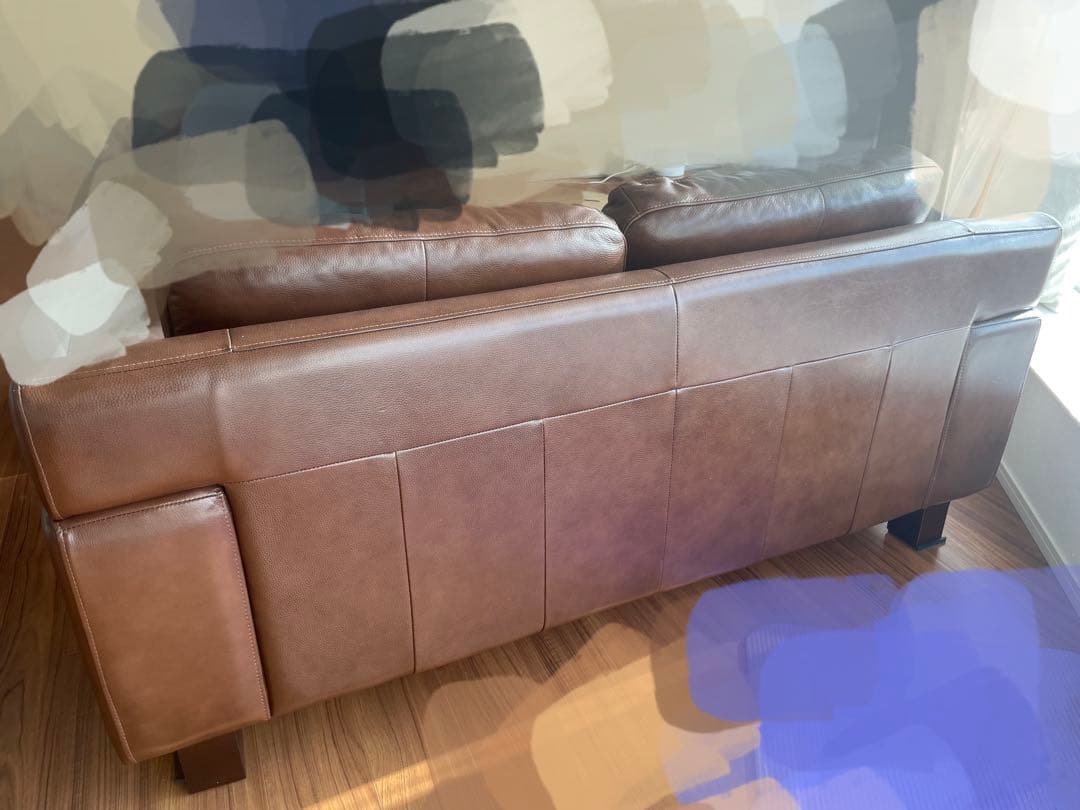 送料込　IDEE レザーソファー