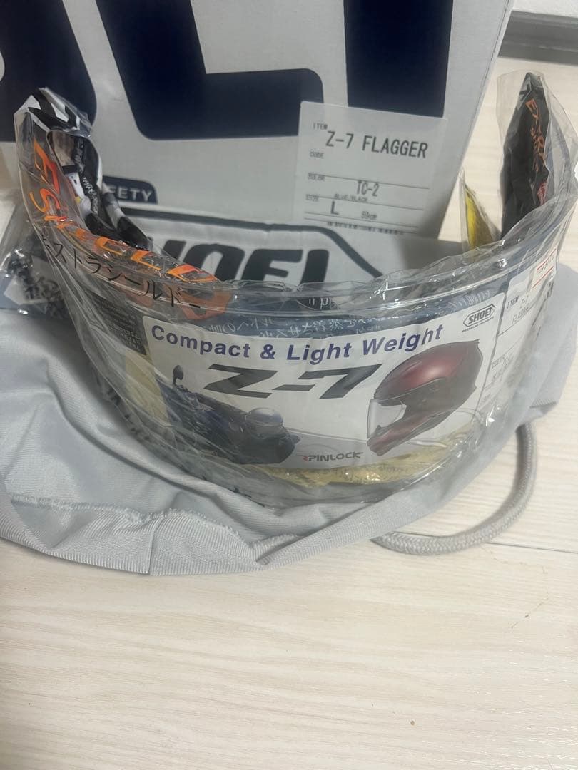 SHOEI Z-7 FLAGGER TC-2 Lサイズ　インカム付き　美品。