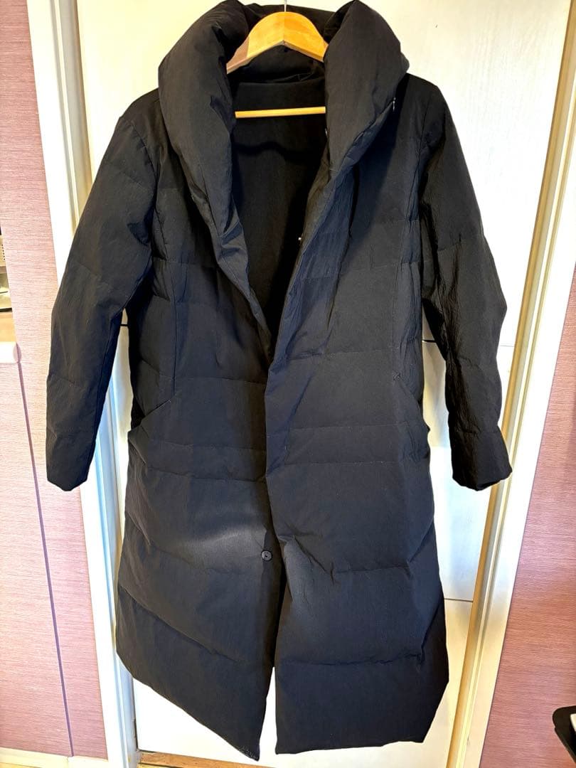 プランテーション ロングダウン　リバーシブルPL83FA002 M 〜L 黒