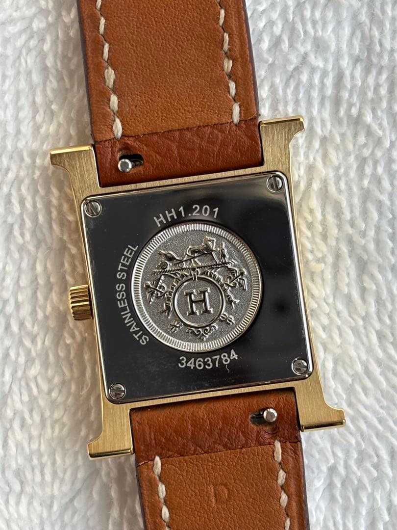 HERMES エルメス HH1.201 Hウォッチ 新型文字盤 レディース