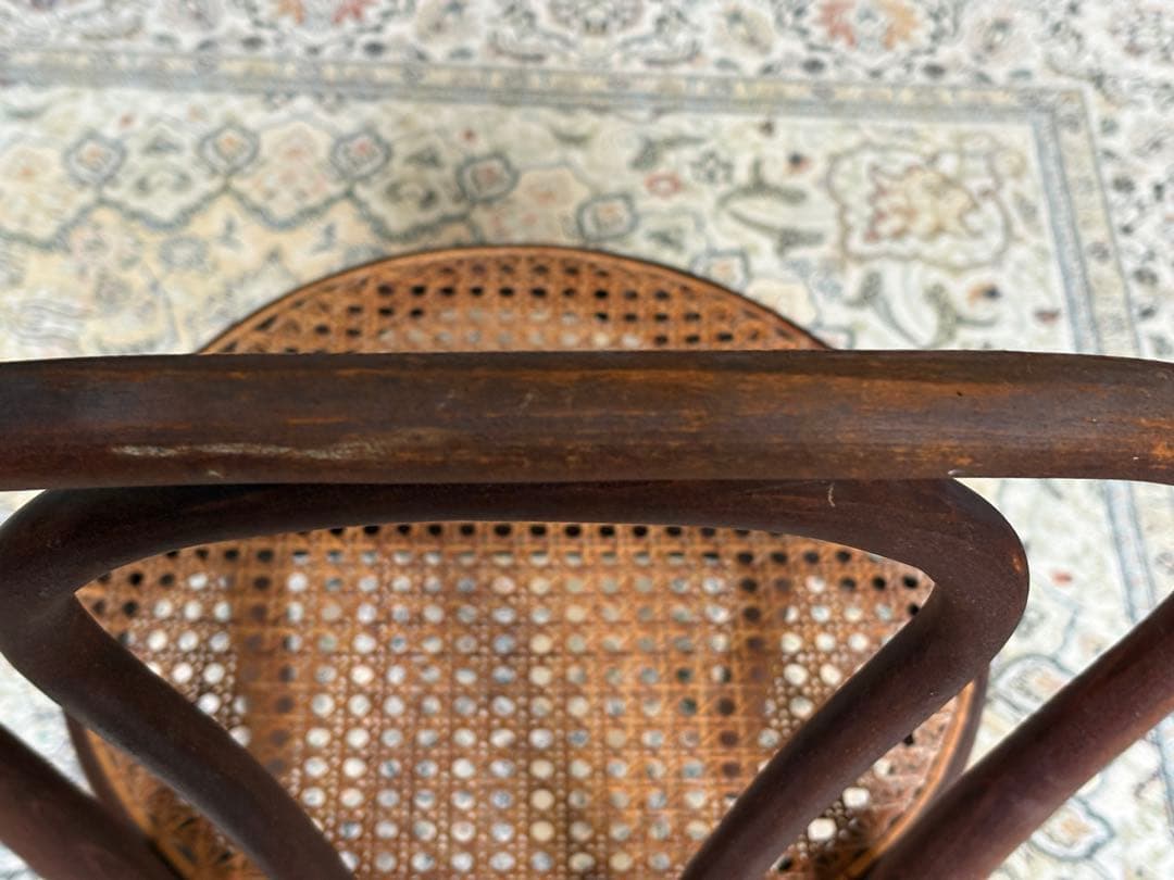 maruni　ウッドチェア　ラタン　椅子　カフェチェア　クラシック　IG