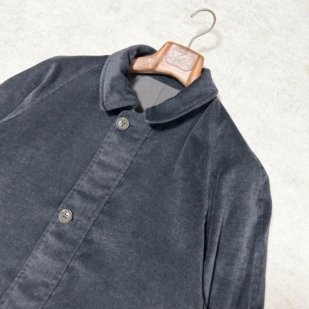 美品　クリスチャンディオール　リバーシブル　ステンカラーコート　起毛コート　L