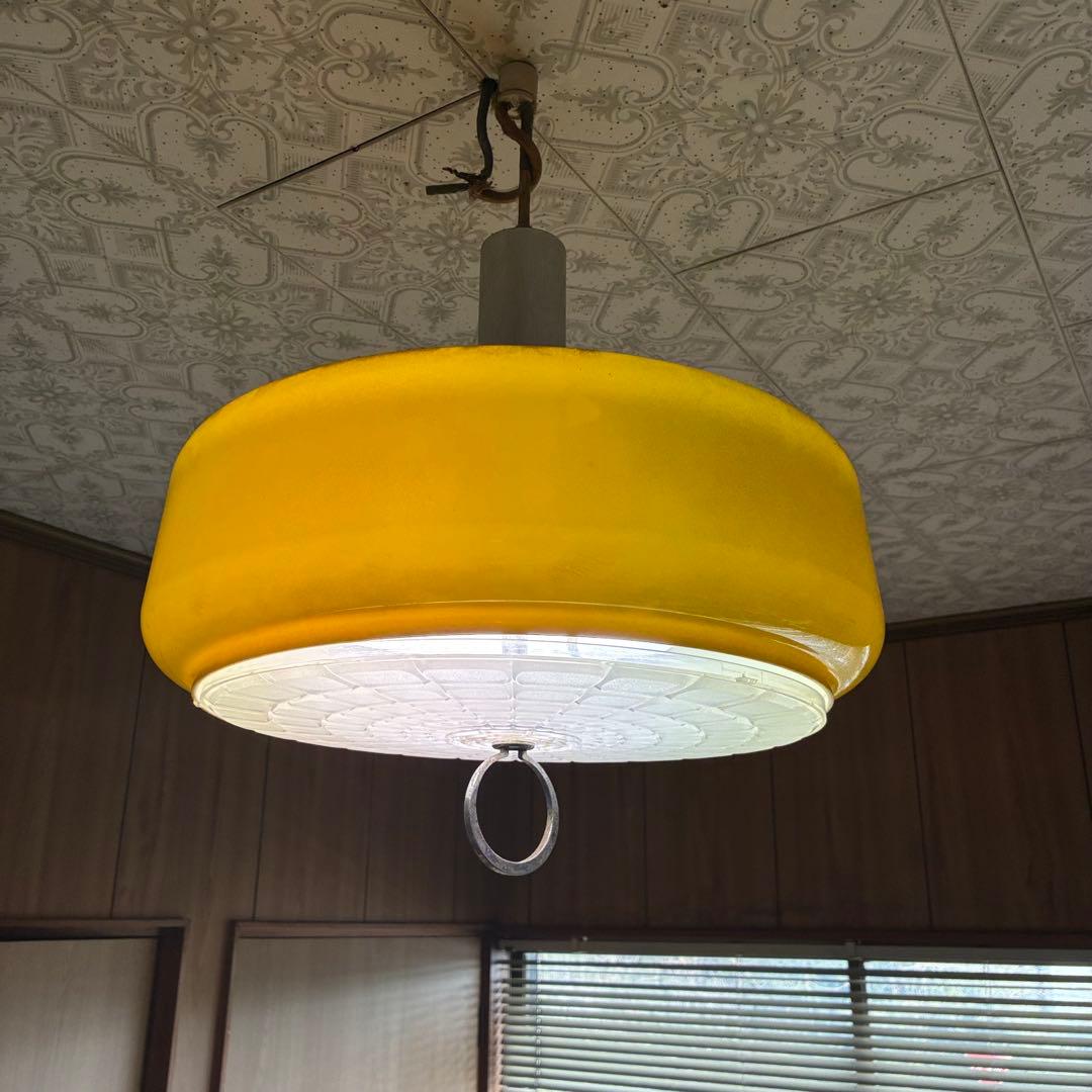 レトロ　ペンダントライト　動作品