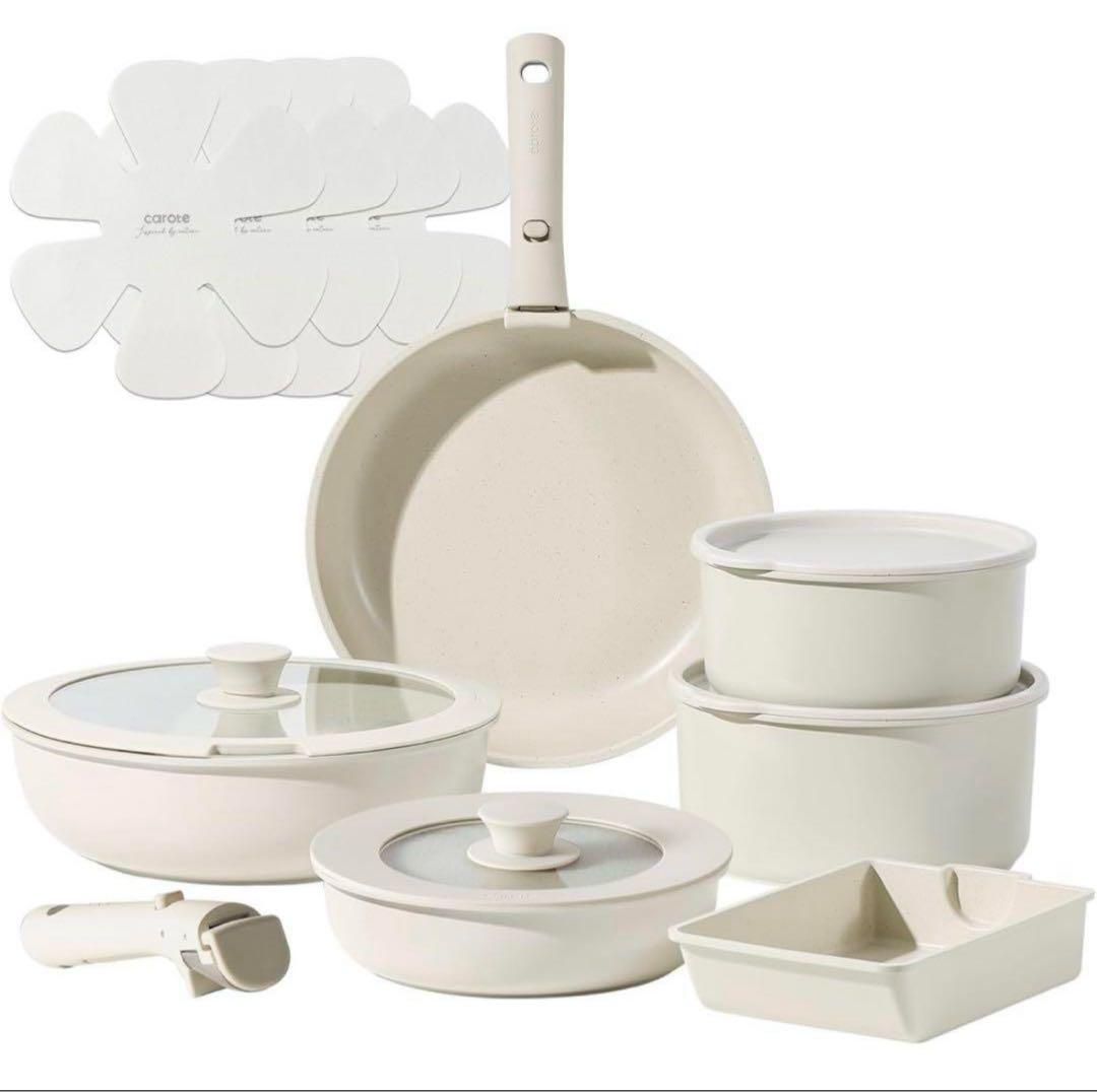 【新品未使用】CAROTE カローテ フライパン セット 16点 IH対応