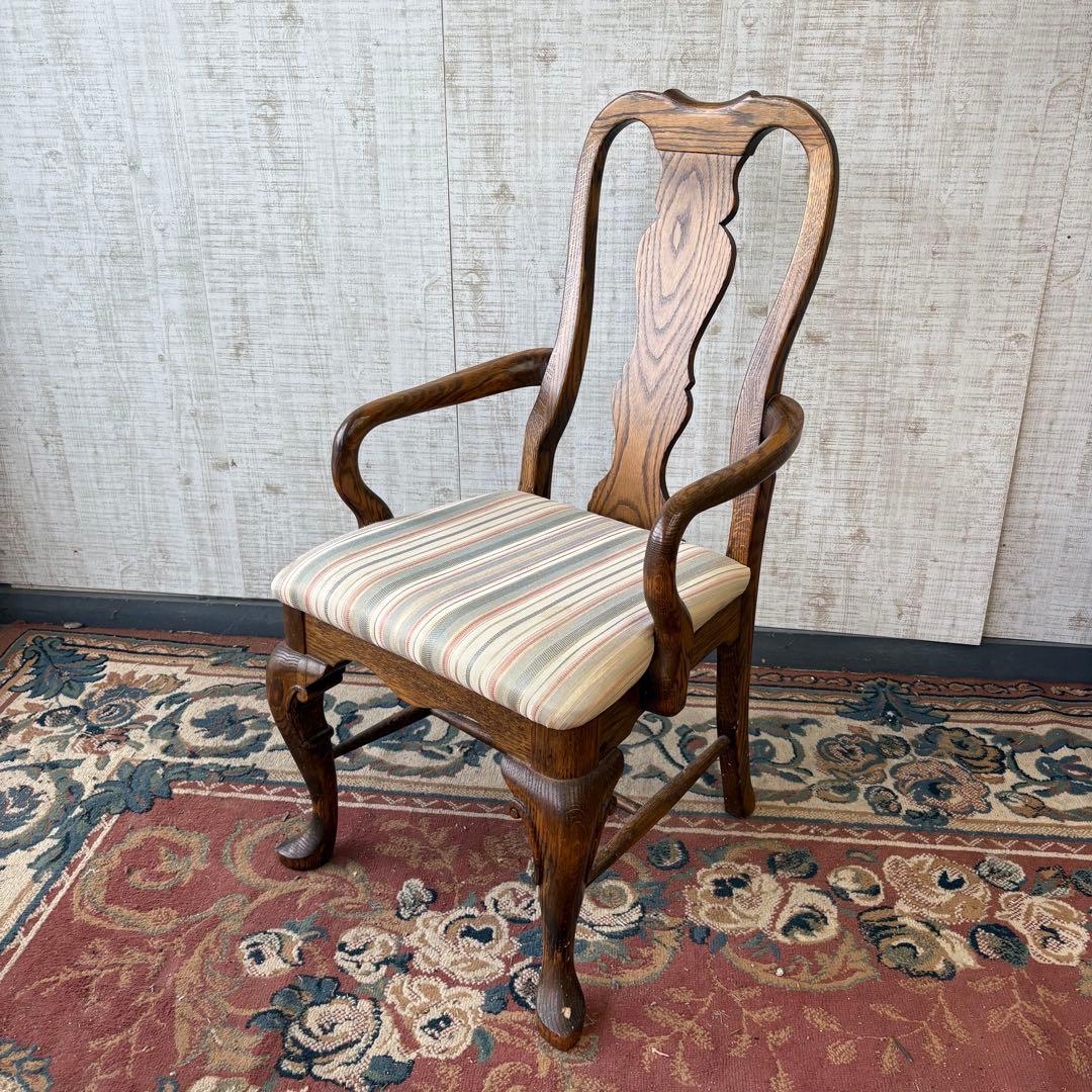 USA製 オリバーアメリカ レッドオーク材 ベントウッドチェアー アームチェア