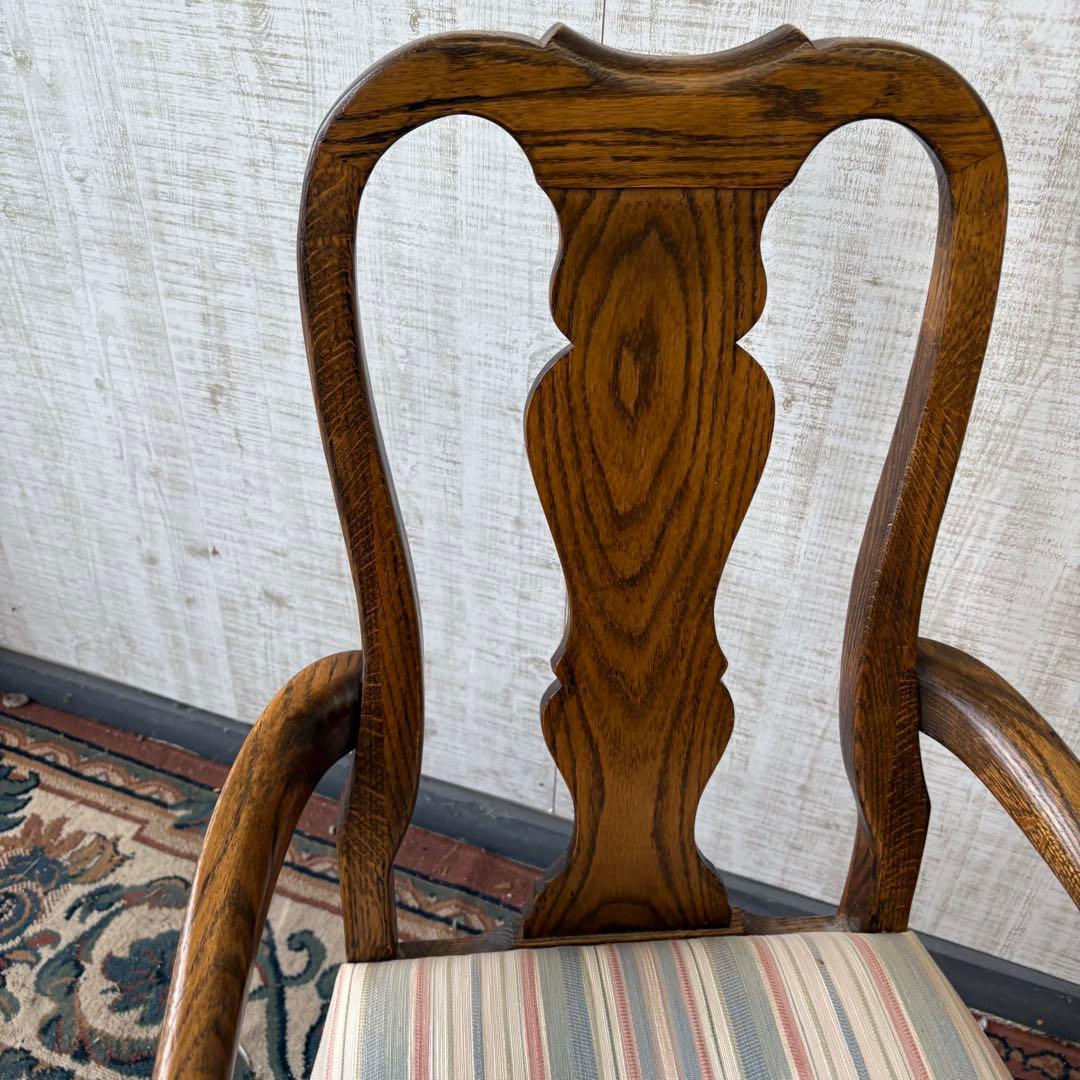 USA製 オリバーアメリカ レッドオーク材 ベントウッドチェアー アームチェア