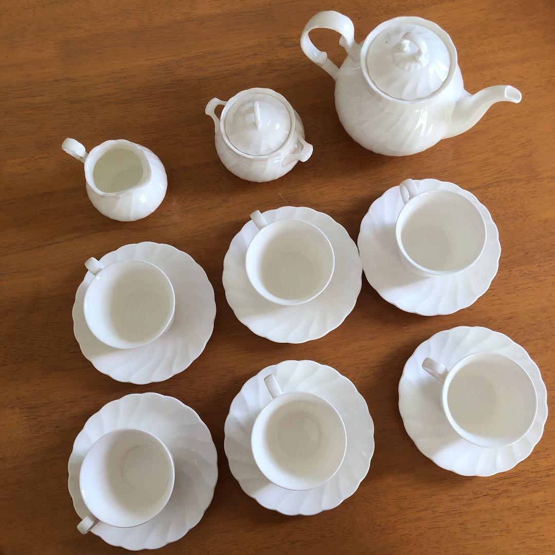 ノリタケ　ティーセット　6客　BONE CHINA ボーン　チャイナ