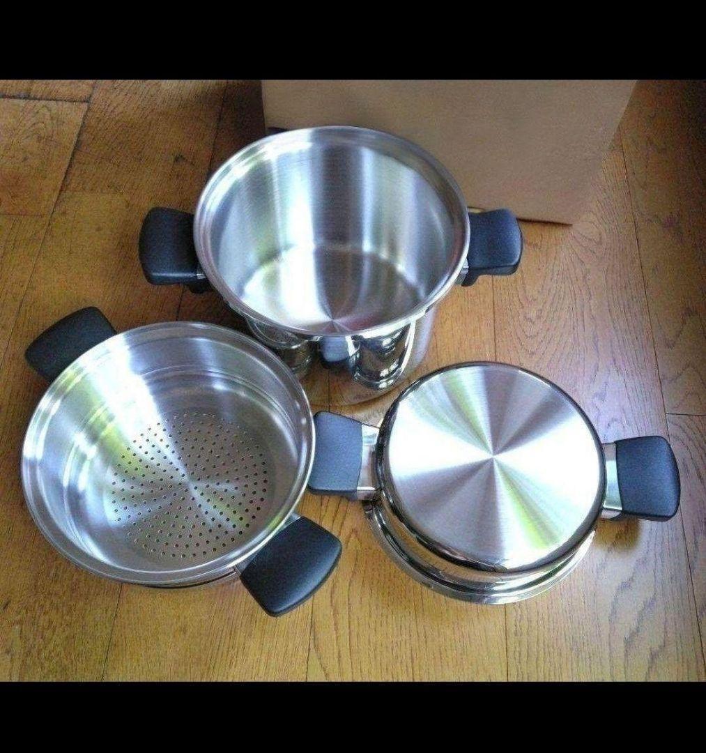 専用現行新型ピカピカ綺麗 2024年製 アムウェイ 4L 鍋セット Amway↓