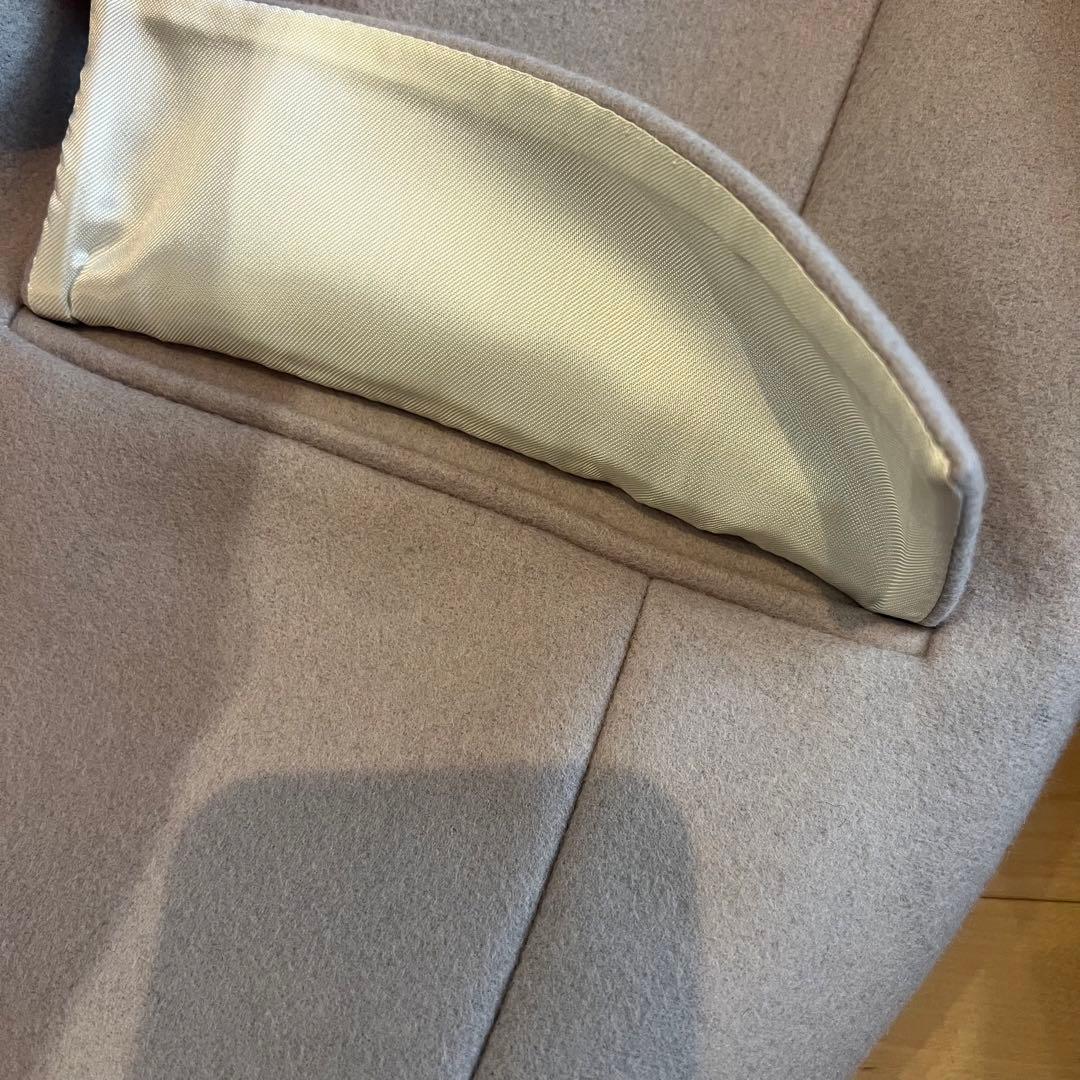 mm6 MM6 ダブルブレスト ロングコート 36 グレー　アウター