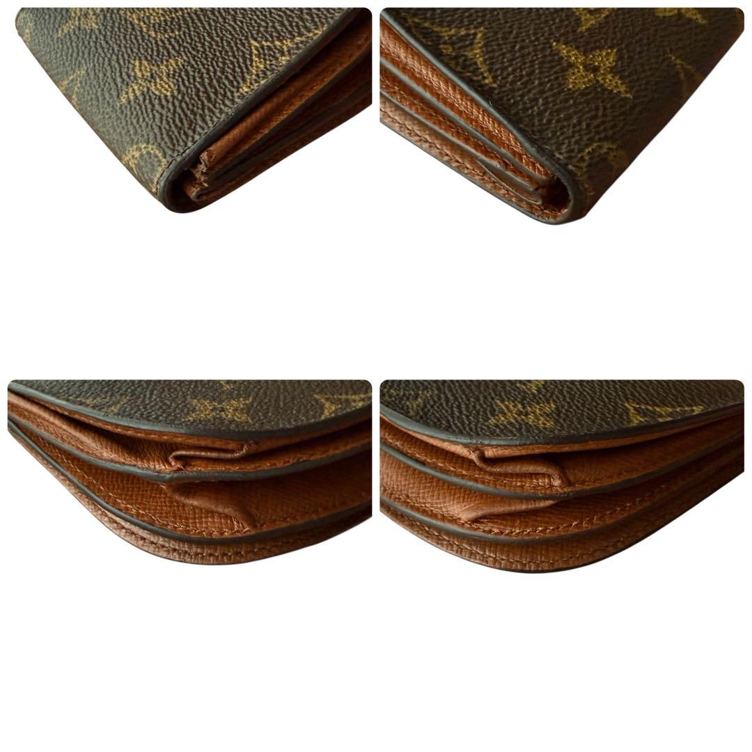 LOUIS VUITTON ポルトモネ グゼ モノグラム ケース ブラウン