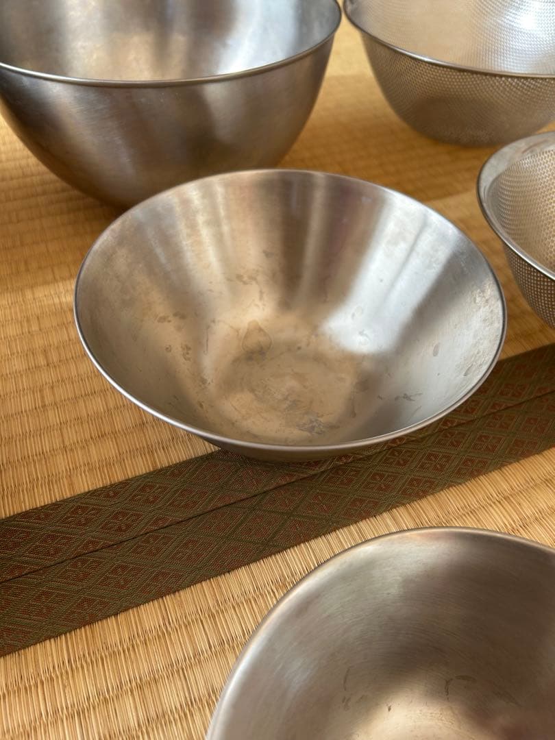 柳宗理　ステンレスボウル　ザル　セット