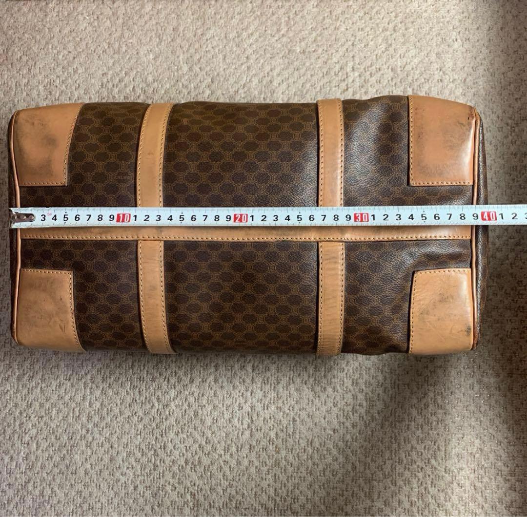 CELINE ボストンバッグ　マカダム柄