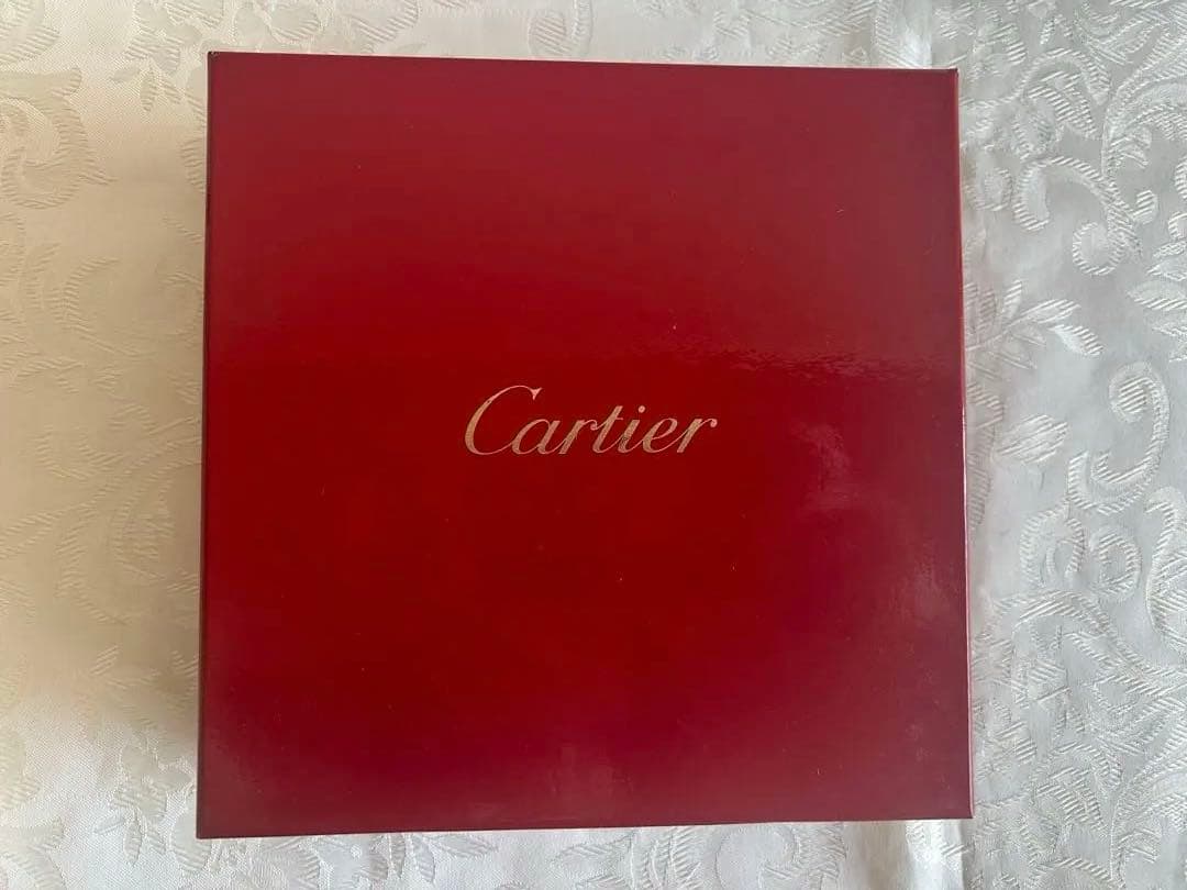 Cartier 金彩ロゴ縁取り パン皿デザート皿16.5センチ2枚箱入り
