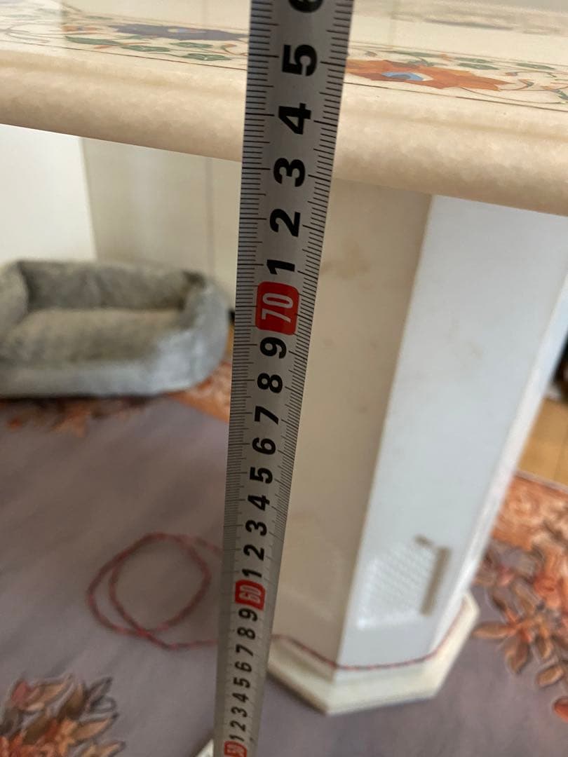 希少レアインド　タージマハール・アグラ地方　直輸入　大理石テーブル　送料込　特価