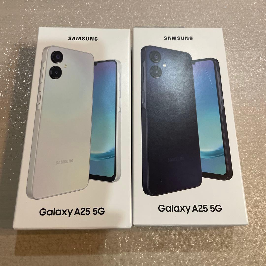 Samsung Galaxy A25 5G ライトブルー ブラック 2色セット