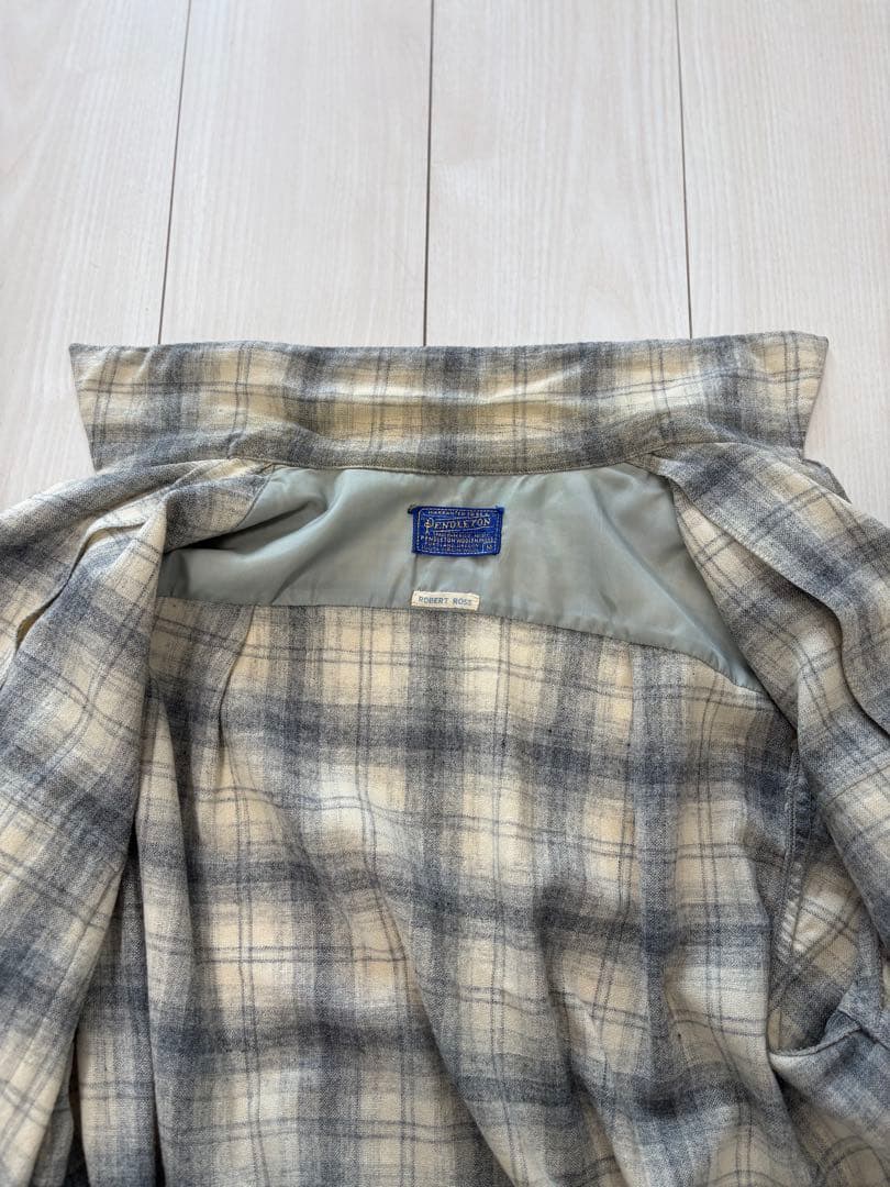 50s PENDLETON ボードシャツ ウールシャツ
