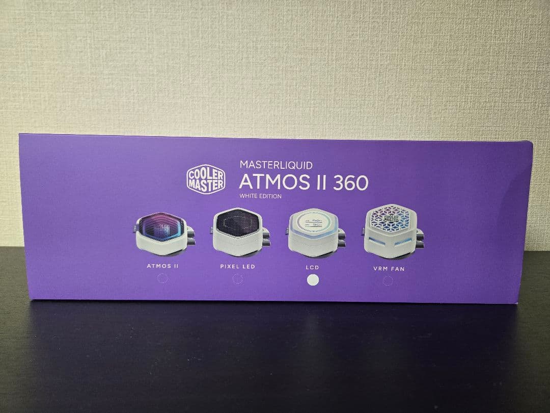 MasterLiquid 360 Atmos II LCD 簡易水冷 ホワイト