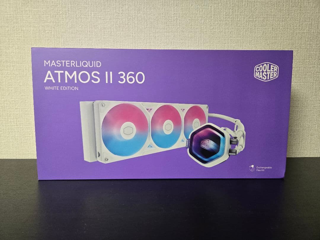 MasterLiquid 360 Atmos II LCD 簡易水冷 ホワイト