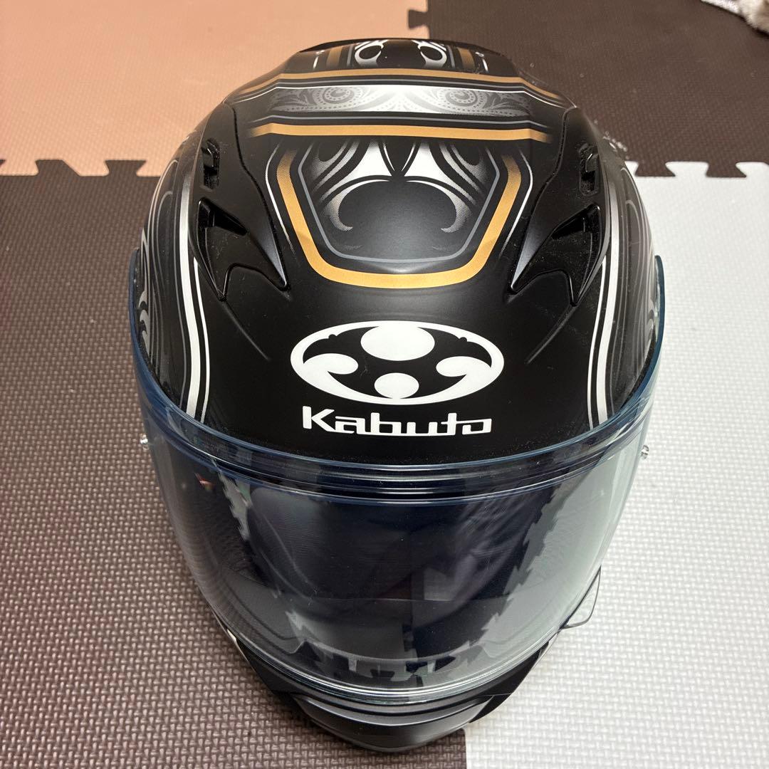 Kabuto フルフェイスヘルメット ブラックゴールド