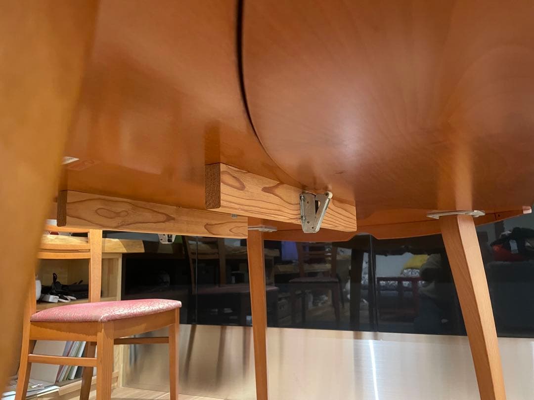 Calligaris　カリガリス　円形木製テーブル（テーブルのみ）掲載期限あり