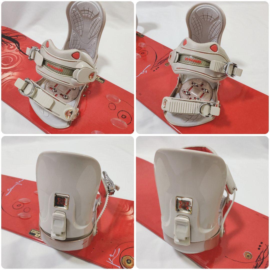 K2 X-GAMES Burton　板&バイン&ブーツ　GIRLS スノボセット