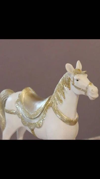 木馬　シャビーシック　メリーゴーランド オーナメント　馬