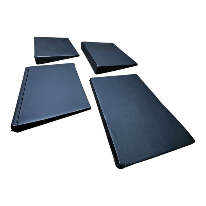 車中泊用マット 段差解消マット 黒4個