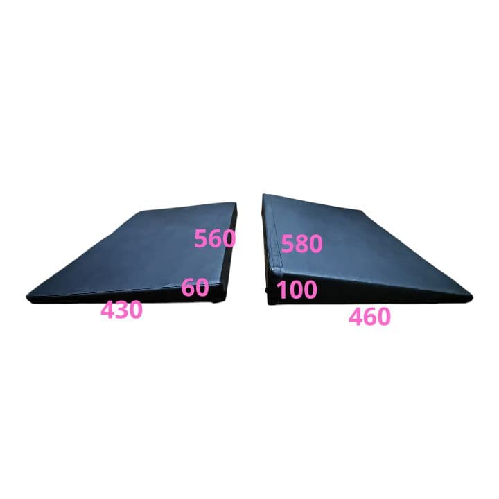 車中泊用マット 段差解消マット 黒4個