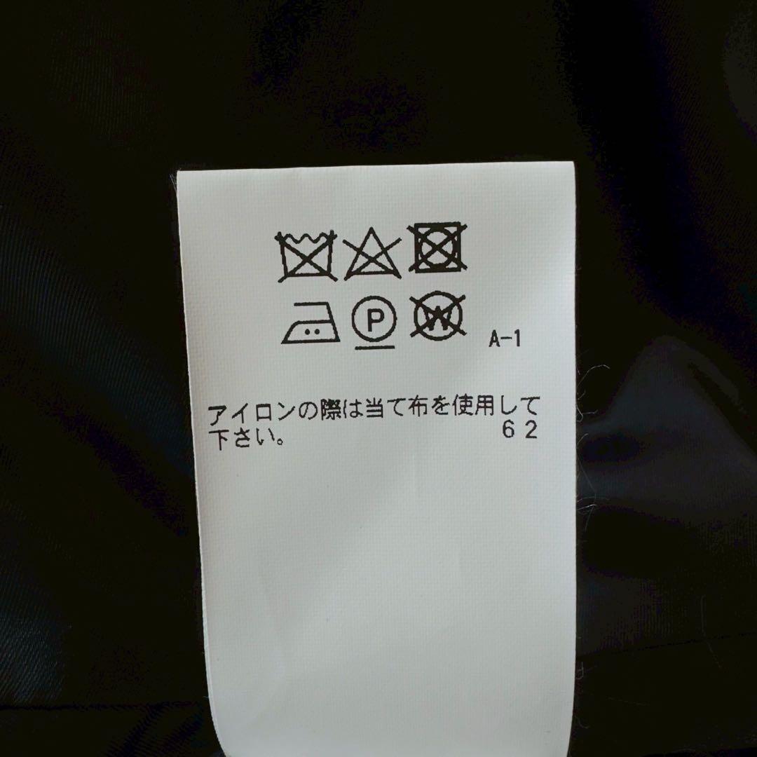 BLUE BLUE✨ARIGATO ファーコート　アルパカ混　ネイビー　2