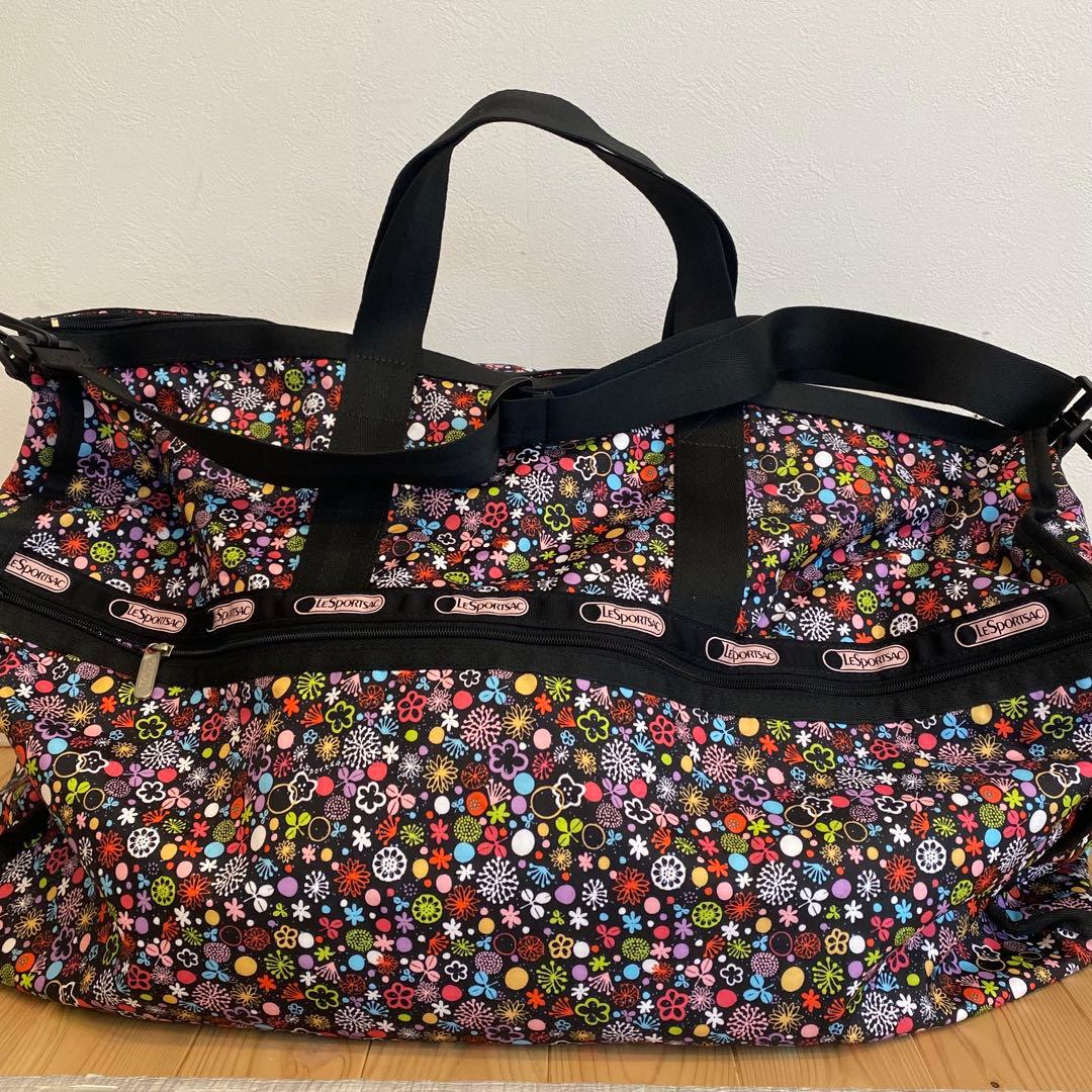 超美品‼️LeSportsac　レスポートサック　ボストンバッグ　花柄