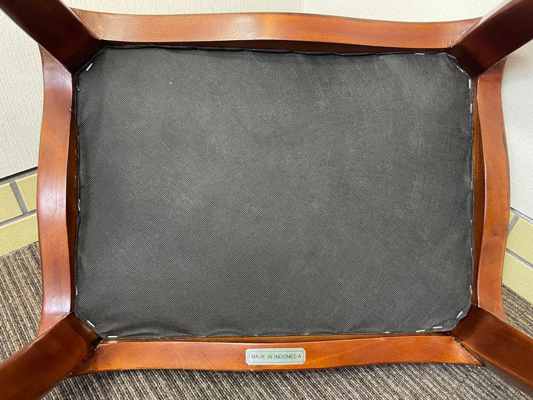 アンティーク スツール 猫脚 オットマン MADE in INDONESIA