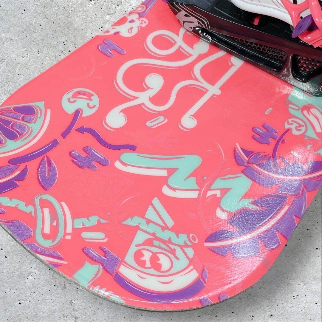 K2 【LIL KANDI】スノーボードセット キッズ 子供用 ピンク ジュニア