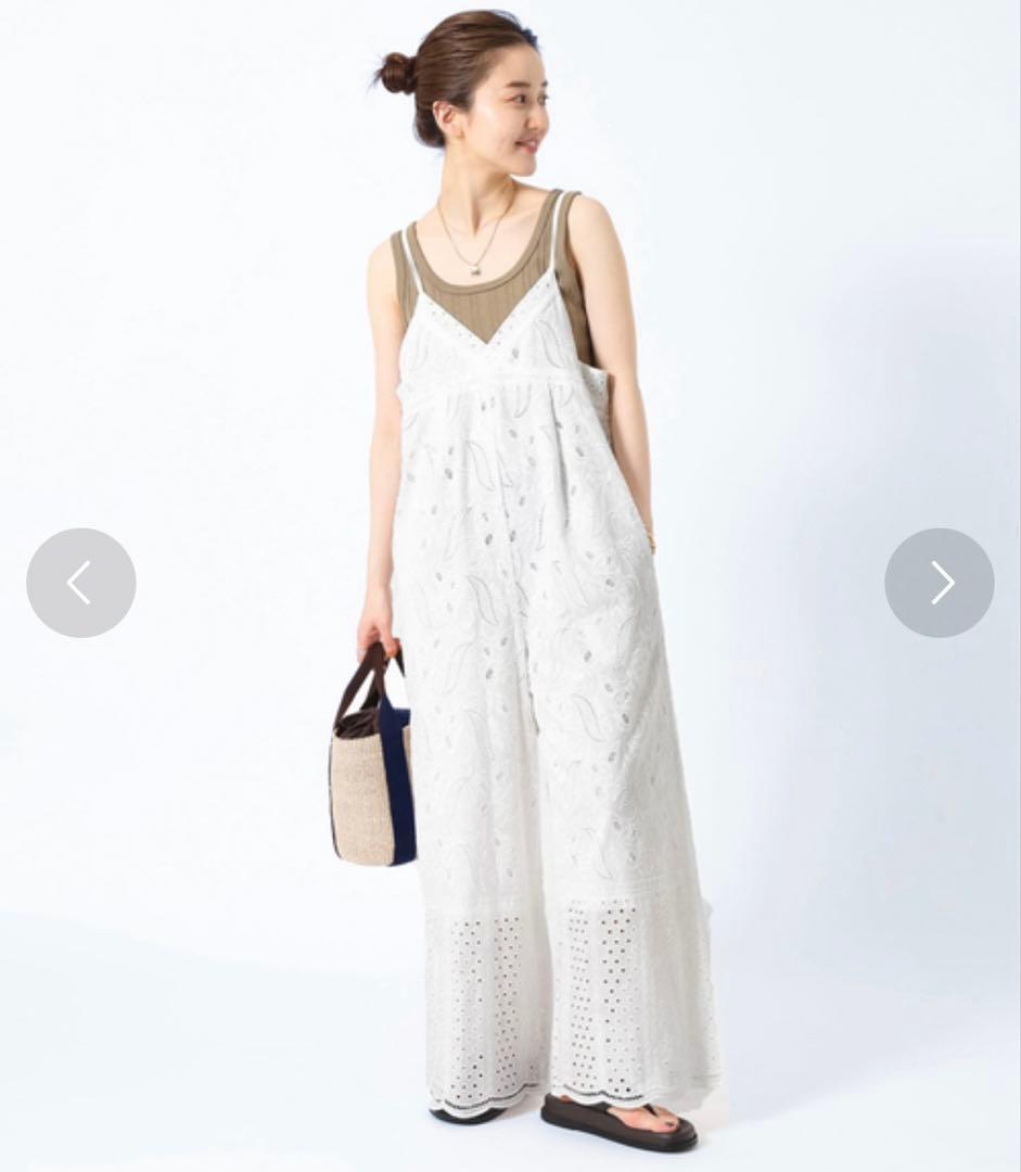 【新品未使用タグ付き】イエナ IENA レースオールインワン　ホワイト