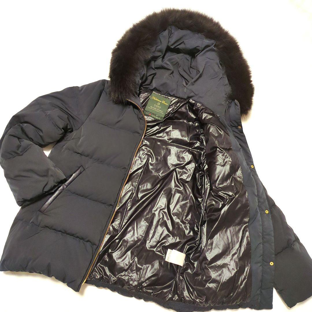 COCO様のために 美品　西川ダウン×ナノユニバース　ダウン　フォックスファー