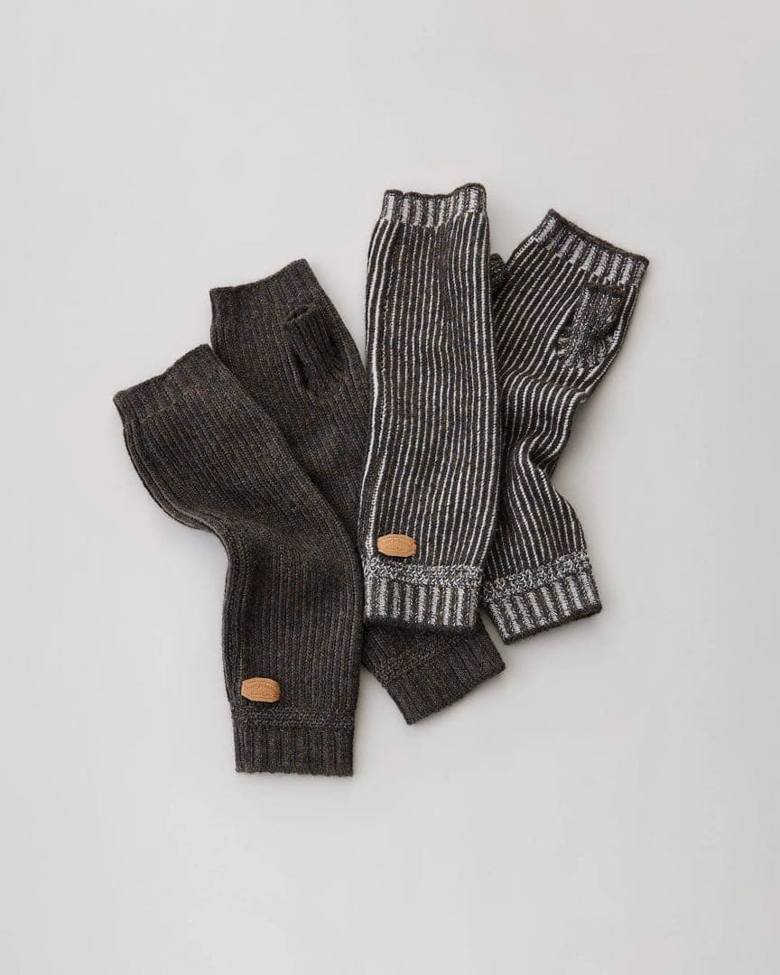 小物 NICENESS CASADY KNIT FINGERLESS GLOVES