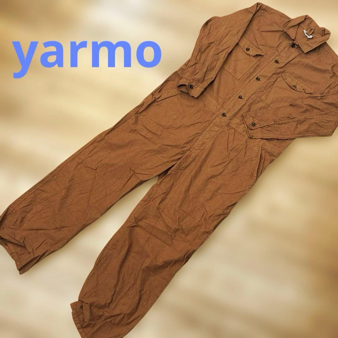 美品　Yarmo ヤーモ　ボイラースーツレンガブラウンMサイズイギリス製
