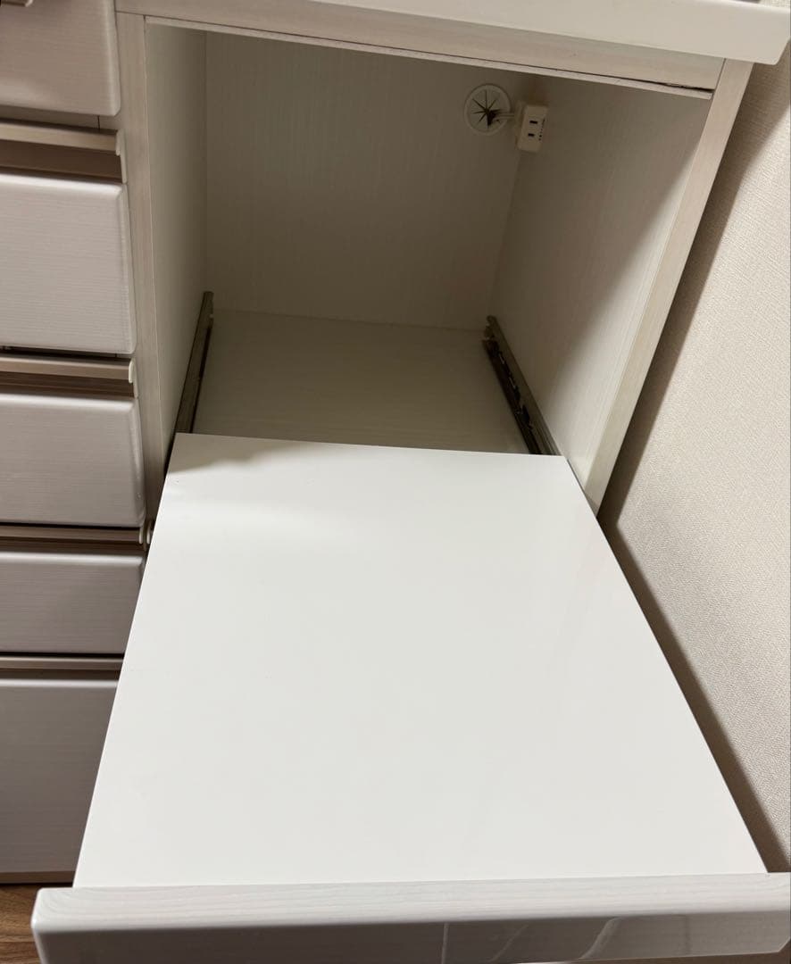 【値引き】ホワイト 大型キッチン収納 ダイニングボード 120 かねたや家具